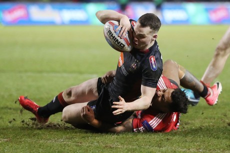 Liam Marshall Wigan Warriors Scoring 5th Editorial Stock Photo - Stock ...