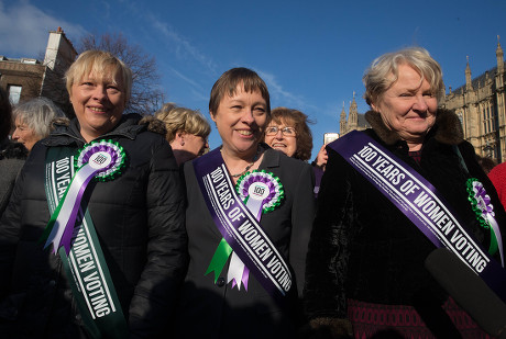 Labour 100 years of women's suffrage London, UK- 6 Feb 2018