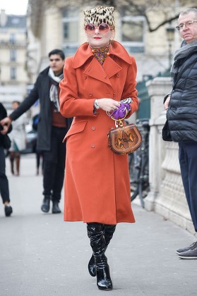 Street Style, Haute Couture Fashion Week, Paris, France - 25 Jan 2018