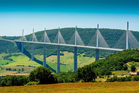 Millau Viaduct A75 Motorway Built By Editorial Stock Photo Stock   Shutterstock 9367476a 