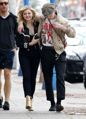 Chloe Grace Moretz Brooklyn Beckham Editorial Stock Photo - Stock Image