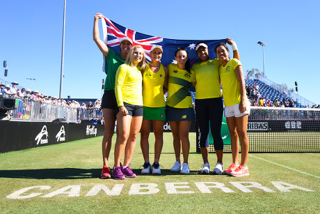 Fed Cup tennis Australia vs Ukraine, Canberra - 11 Feb 2018