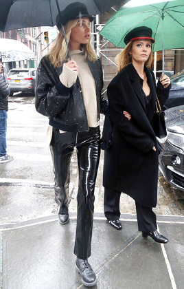 Elsa Hosk out and about, New York, USA - 11 Feb 2018