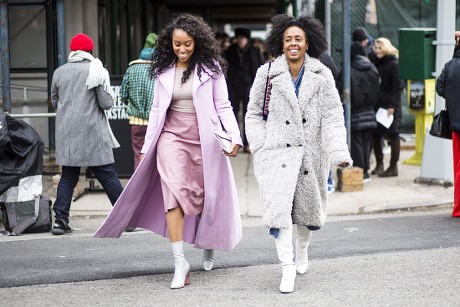 Street Style, New York Fashion Week, USA - 12 Feb 2018