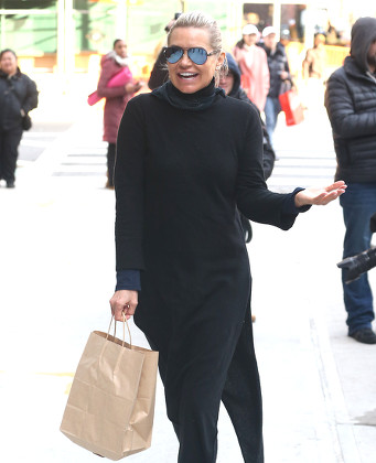 Yolanda Hadid out and about, New York, USA - 13 Feb 2018