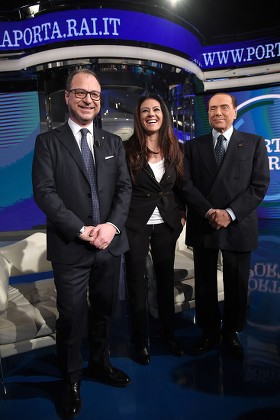 'Porta a Porta' TV show, Rome, Italy - 14 Feb 2018