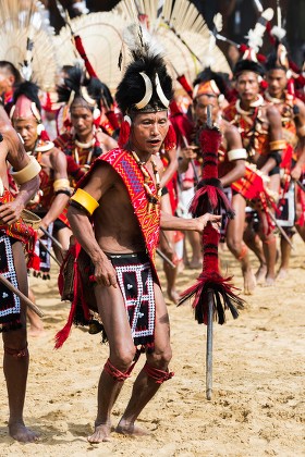 Tribal Ritual Dance Hornbill Festival Kohima Editorial Stock Photo ...