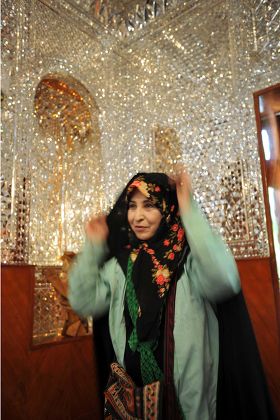Zahra Rahnavard, Wife of Reformist Candidate Mir Hossein Moussavi is Interviewed by CNN's Christiane Amanpour in Tehran, Iran - 12 Jun 2009