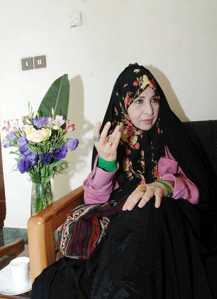 Zahra Rahnavard, Wife of Reformist Candidate Mir Hossein Moussavi is Interviewed by CNN's Christiane Amanpour in Tehran, Iran - 12 Jun 2009