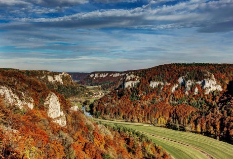 Autumn Upper Danube Valley View Eichfelsen Editorial Stock Photo ...