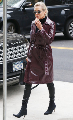 Yolanda Hadid out and about, New York, USA - 15 Feb 2018