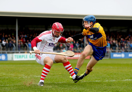 Clare vs Cork. Cork's goalkeeper Anthony Nash and Shane O?Donnell of Clare