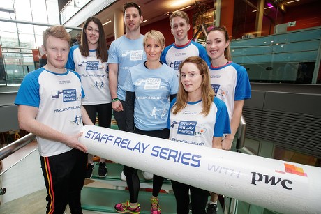 PwC Staff Relay Series Launch with Philly McMahon and Derval O'Rourke, PwC Offices, Dublin  - 19 Feb 2018