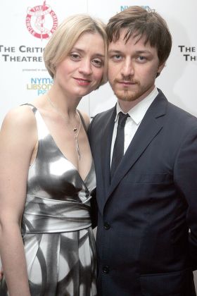 James Mcavoy And Ann-marie Duff At The Critics Circle Awards Today At The Prince Edward Theatre Picture Jeremy Selwyn 29/01/2008