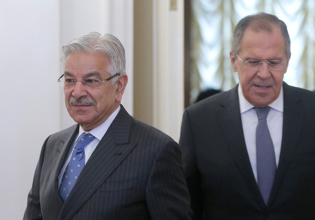Russian and Pakistani Foreign Ministers meet in Moscow, Russian Federation - 20 Feb 2018