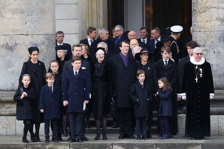 Funeral of Prince Henrik,  Christiansborg Palace Church, Copenhagen, Denmark - 20 Feb 2018