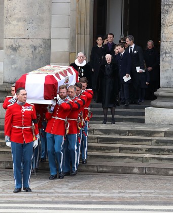 Funeral of Prince Henrik,  Christiansborg Palace Church, Copenhagen, Denmark - 20 Feb 2018