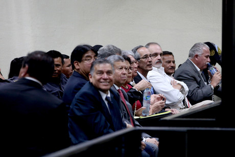 Former President of Guatemala appears in court in corruption case, Guatemala City - 23 Feb 2018