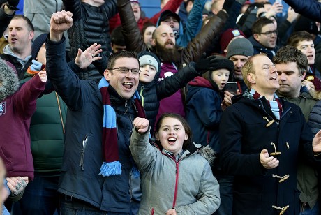 Aston Villa Fans Celebrate Victory Editorial Stock Photo - Stock Image