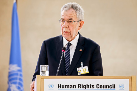 Human Rights Council at the United Nations in Geneva, Switzerland - 26 Feb 2018