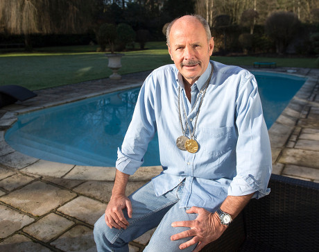 David Wilkie 62 Former Olympic Champion Interviewed By Jane Fryer. Picture - Mark Large ... 17.01.17 Former Olympic Champion David Wilkie 62 With His Gold Medal Won In The 200m Breastroke At The Montreal Games 1976 And The Silver Medal He Won In The 20