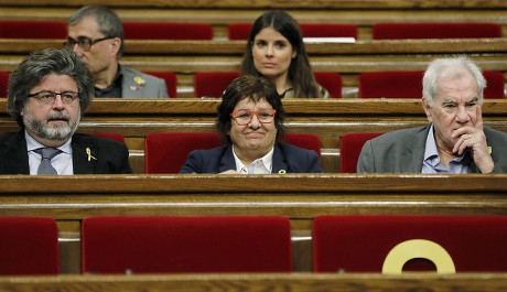 Erc Partys Members Parliament Antoni Castella Editorial Stock Photo ...