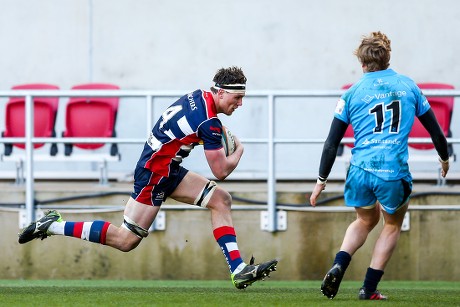 Joe Joyce Bristol Rugby Gets Away Editorial Stock Photo - Stock Image