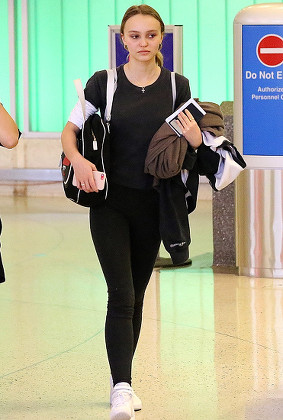 Lily-Rose Melody Depp arrives at the Los Angeles International Airport, USA - 03 Feb 2018