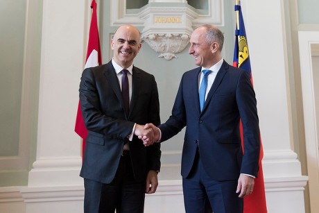 Liechtenstein's Prime Minister in Switzerland, Vaduz - 05 Mar 2018