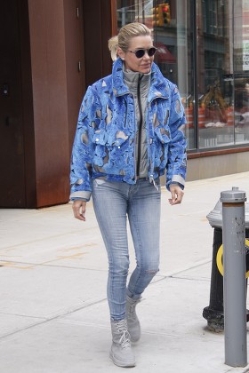 Yolanda Hadid out and about, New York, USA - 05 Mar 2018