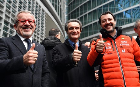 League leader Matteo Salvini, Milan, Italy - 06 Mar 2018
