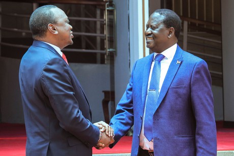 Kenya's President and opposition leader hold meeting, Nairobi - 09 Mar 2018