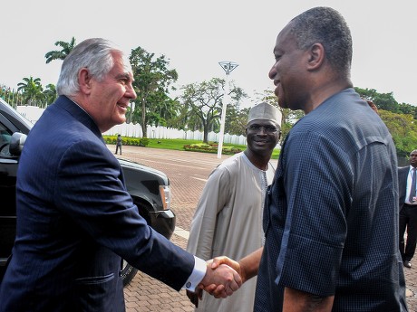 US Secretary of State Tillerson visit, Abuja, Nigeria - 12 Mar 2018