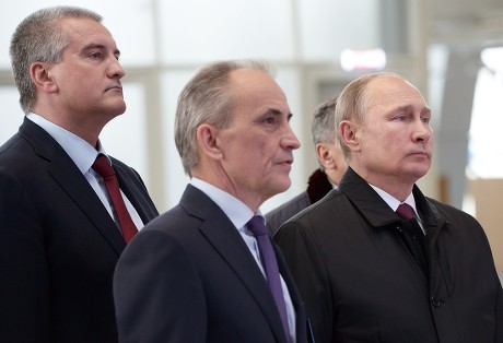 Russian President Vladimir Putin visits Crimea, Simferopol, Ukraine - 14 Mar 2018