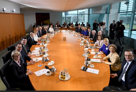 German Cabinet - inaugural meeting, Berlin, Germany - 14 Mar 2018