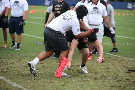 DL Oaks Christian Kayvon Thibodeaux #242 at the Nike Football The