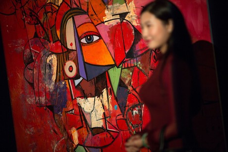 Sotheby's selling exhibition in Hong Kong entitled 'Face-Off: Picasso/Condo', China - 15 Mar 2018