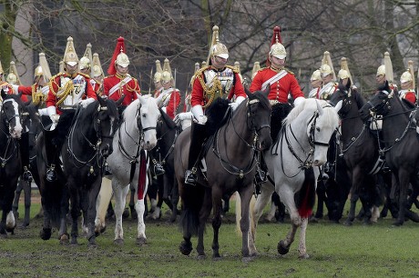 Major Generals Inspection Household Cavalry Mounted Editorial Stock 