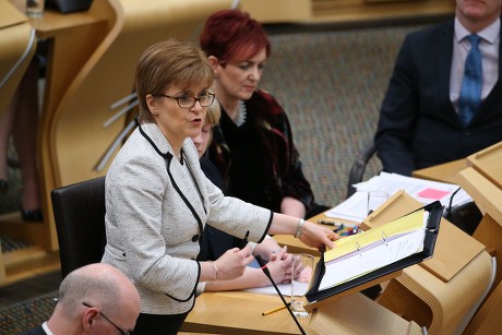 Scottish Parliament First Minister's Questions, The Scottish Parliament, Edinburgh, Scotland, UK - 15 Mar 2018