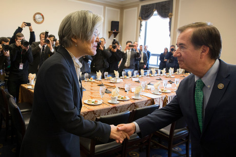 Foreign Minister of South Korea Kang Kyung-Wha, Washington, USA - 15 Mar 2018