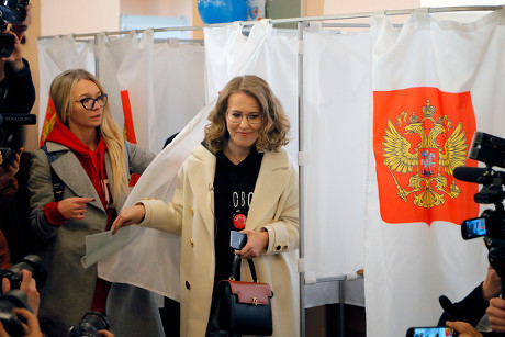Presidential elections in Russia, Moscow, Russian Federation - 18 Mar 2018
