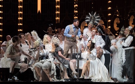 'La Traviata' Opera performed by English National Opera at the London Coliseum, UK, 14 Mar 2018
