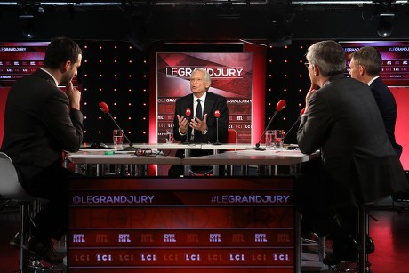 Dominique de Villepin interviewed on RTL Grand Jury, Paris, France - 18 Mar 2018