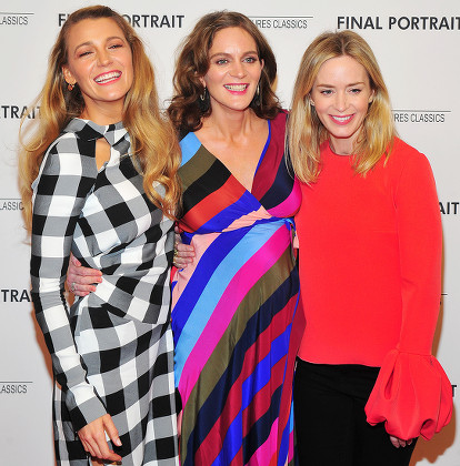 Blake Lively Felicity Blunt Emily Blunt Editorial Stock Photo - Stock