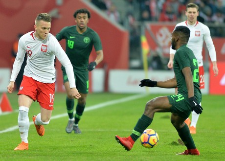 Poland v Nigeria, International Football Friendly, Stadion Miejski Wroclaw, Wroclaw, Poland - 23 Mar 2018