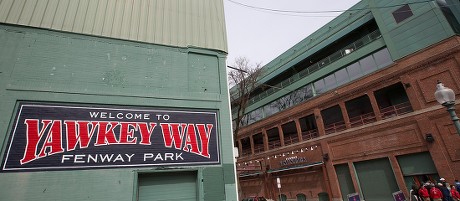Street Sign Yawkey Way Outside Fenway Editorial Stock Photo - Stock Image | Shutterstock