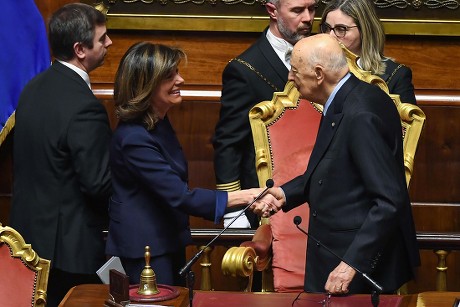 Italian Senate's session in Rome, Italy - 24 Mar 2018