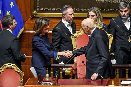 Italian Senate's session in Rome, Italy - 24 Mar 2018