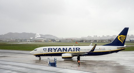 Inaugural flight of Ryanair new connection Santander-Budapest, Spain - 26 Mar 2018