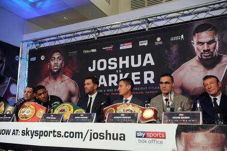 Anthony Joshua v Joseph Parker Heavyweight title press conference, London, UK - 27 Mar 2018